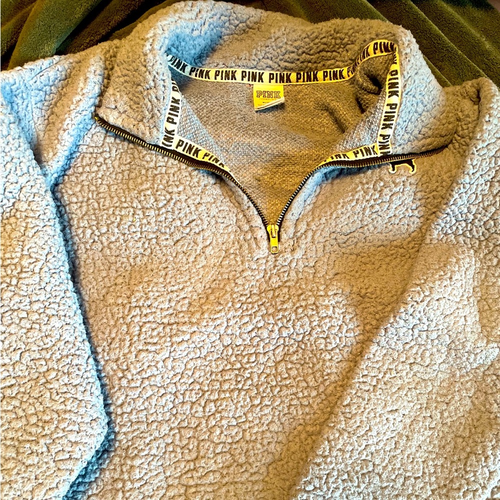 PINK Sherpa pullover